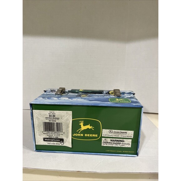 John Deere Tractor Tin Lunch Box Reproduction for Decorative Use and Storage - Picture 8 of 12